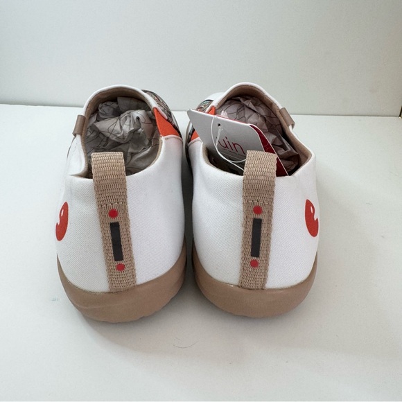 UIN Size 7 Slip On Shoes Canvas Ganesha Elephant - Picture 4 of 16